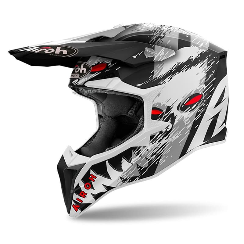 Airoh Wraap Demon Black/White Helmet