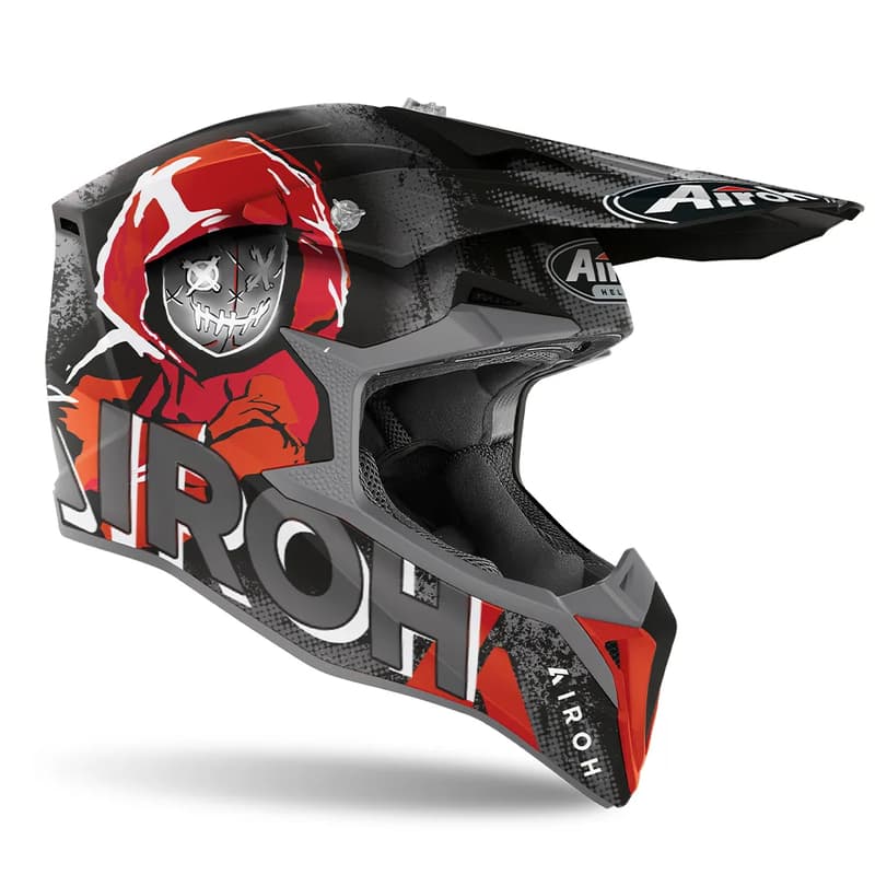 AIROH WRAAP Alien Red Matte